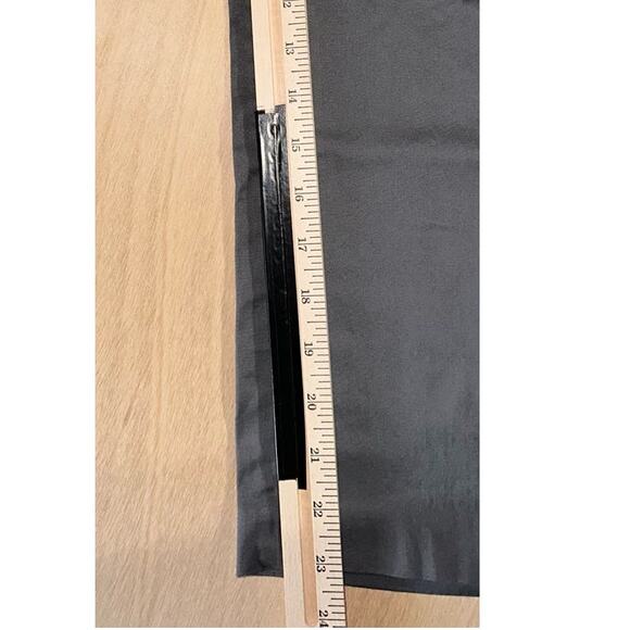 New York & Company Womens Cropped Pants Size 12 (32x23) Dark Gray Straight Leg - Picture 12 of 12